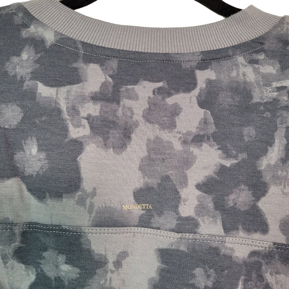Mondetta Women Camouflage Print Crewneck Long Sleeve Sweatshirt Gray Size Small - Picture 6 of 11